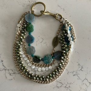 Chunky Marlaina Stone statement necklace